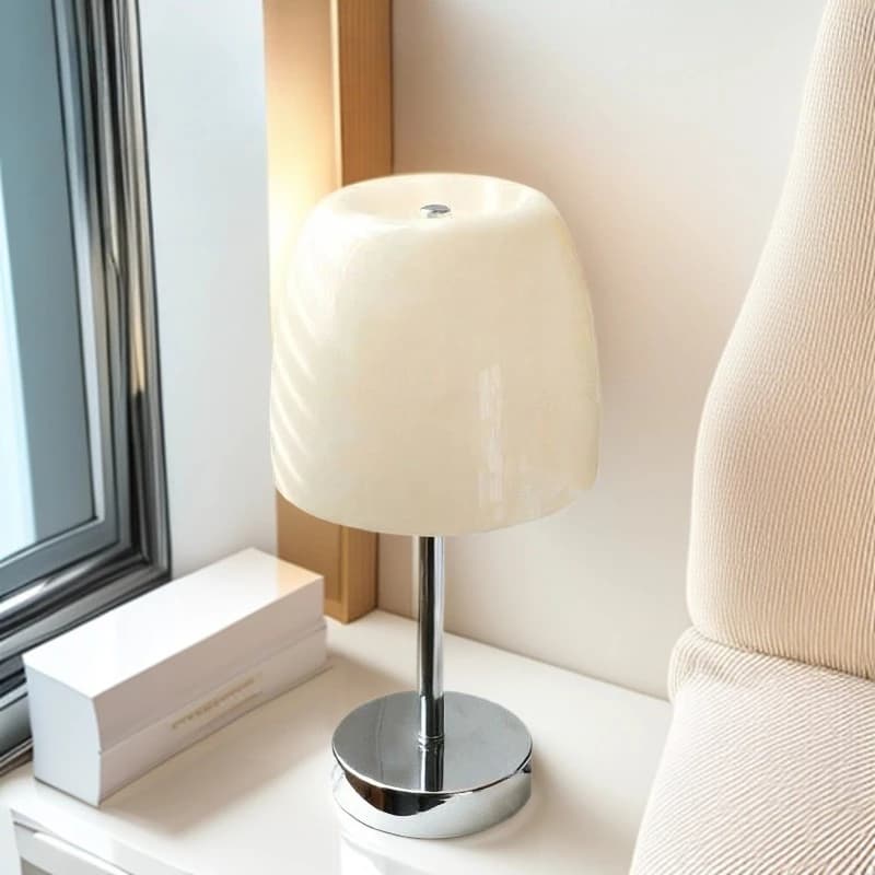 Mushroom Retro Desk Lamp Iron Minimalist Table Lamps Living Room Bedroom Bedside Lighting Light Interior Desk Decorating Lights