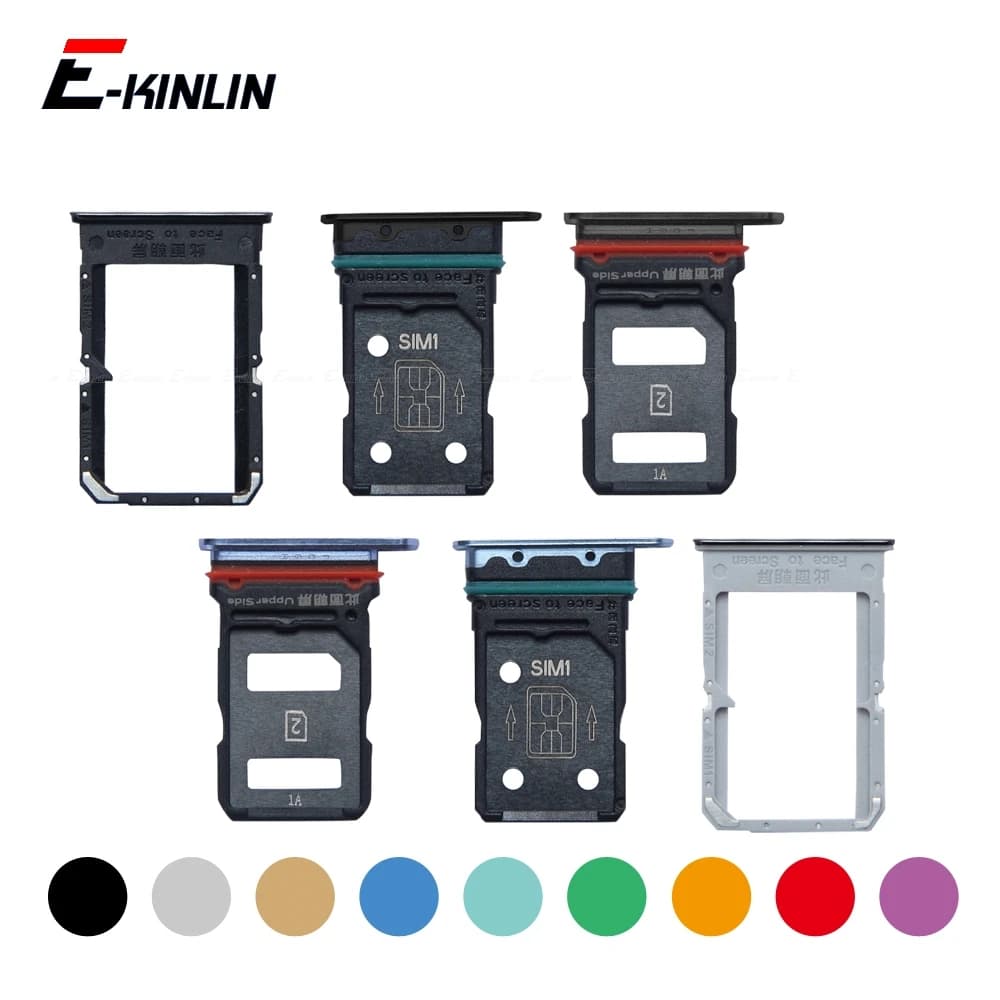 Scheda SIM Scheda Micro SD Vassoio Presa Supporto Slot Contenitore Connettore Adattatore Lettore Parti Per OPPO Trova X X2 Lite Neo Pro