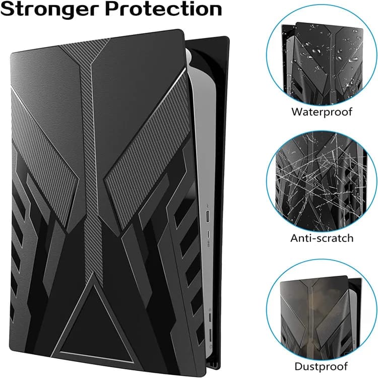 Plates for PS5 Pro Disc Edition PlayStation 5 Pro Cover Accessories Faceplate Custom Side Panel Shell Replacement for PS5 Pro