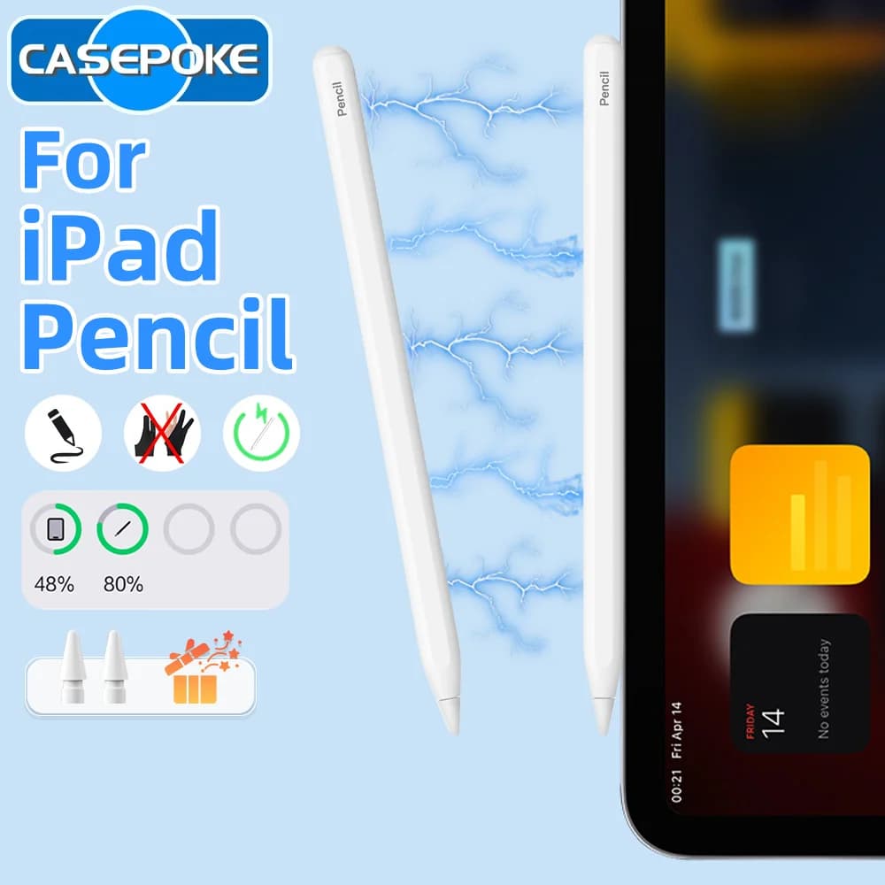 Nuova Penna Stilo 2026 per Apple Pencil 2 con Ricarica Wireless per iPad A16 11a 10a Gen Pro 11 12.9 13 M2 M3 Air 3/4/5/6 Mini 6