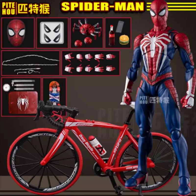 Spider Man Upgrade Suit Ps4 Game Edition Spiderman Action Figure modello da collezione giocattolo