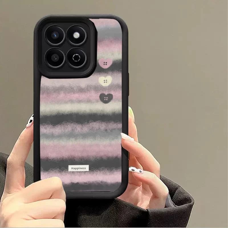 Cover per Telefono con Motivo Sfumato Rosa Opaco Antiurto e Antigoccia per Motorola Moto G04 G14 E13 G34 G10 G20 G30 G22