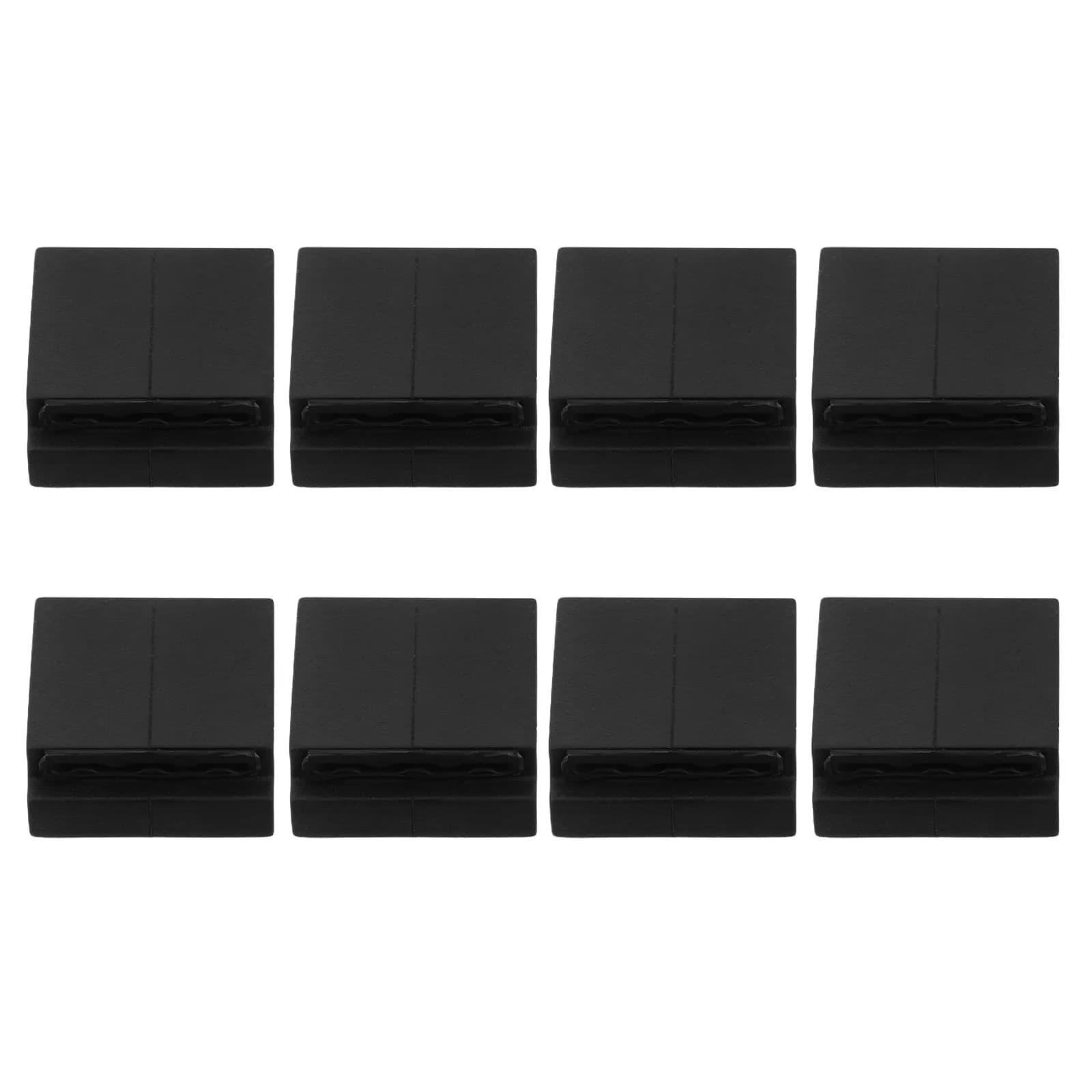 8Pcs Guitar Pick Holder Silicone Black Reliable Plectrum Storage for Guitar Ukulele Acoustic Electric String Pick Holder