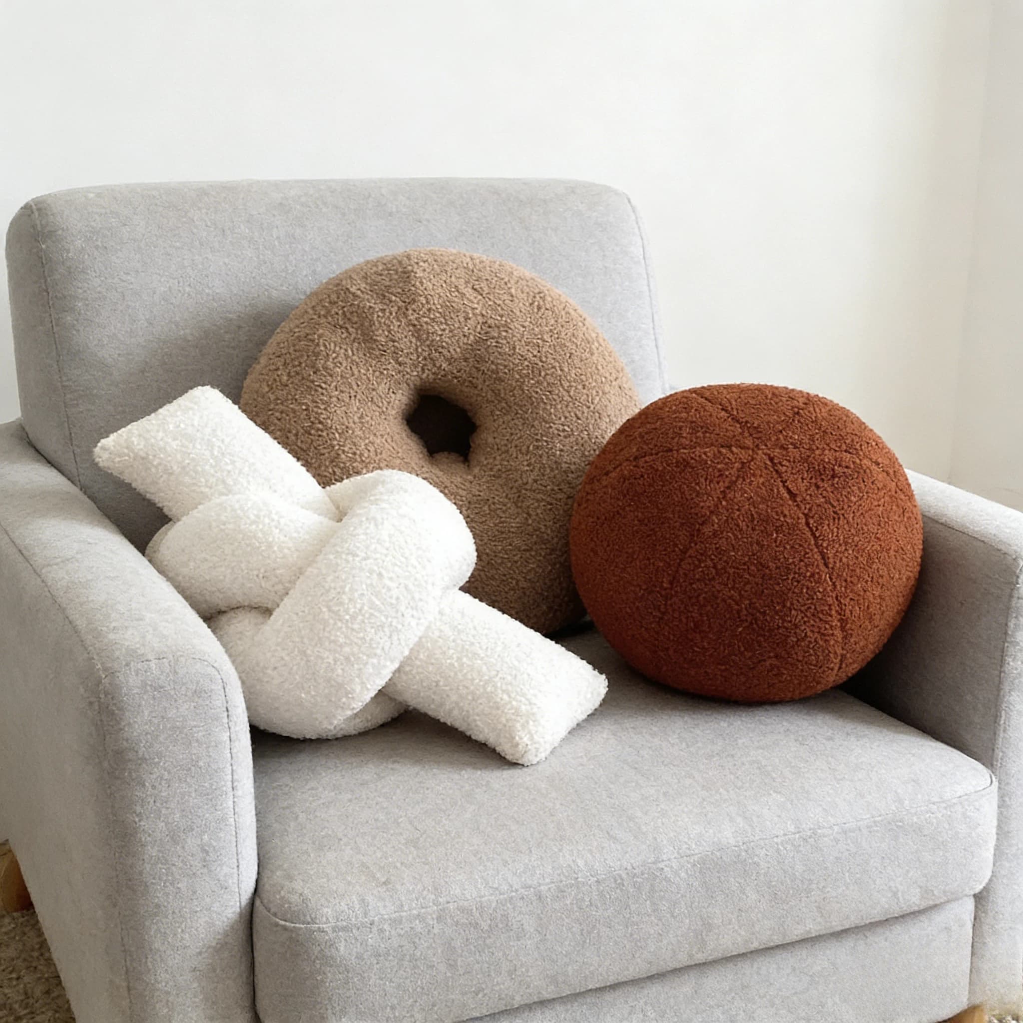 Cuscino Decorativo in Stile Nordico con Pelliccia di Agnello Irregolare, per Divano, Sedia, Camera da Letto, Cuscino Lombare, Arredo Casa, Morbido Cuscino Decorativo