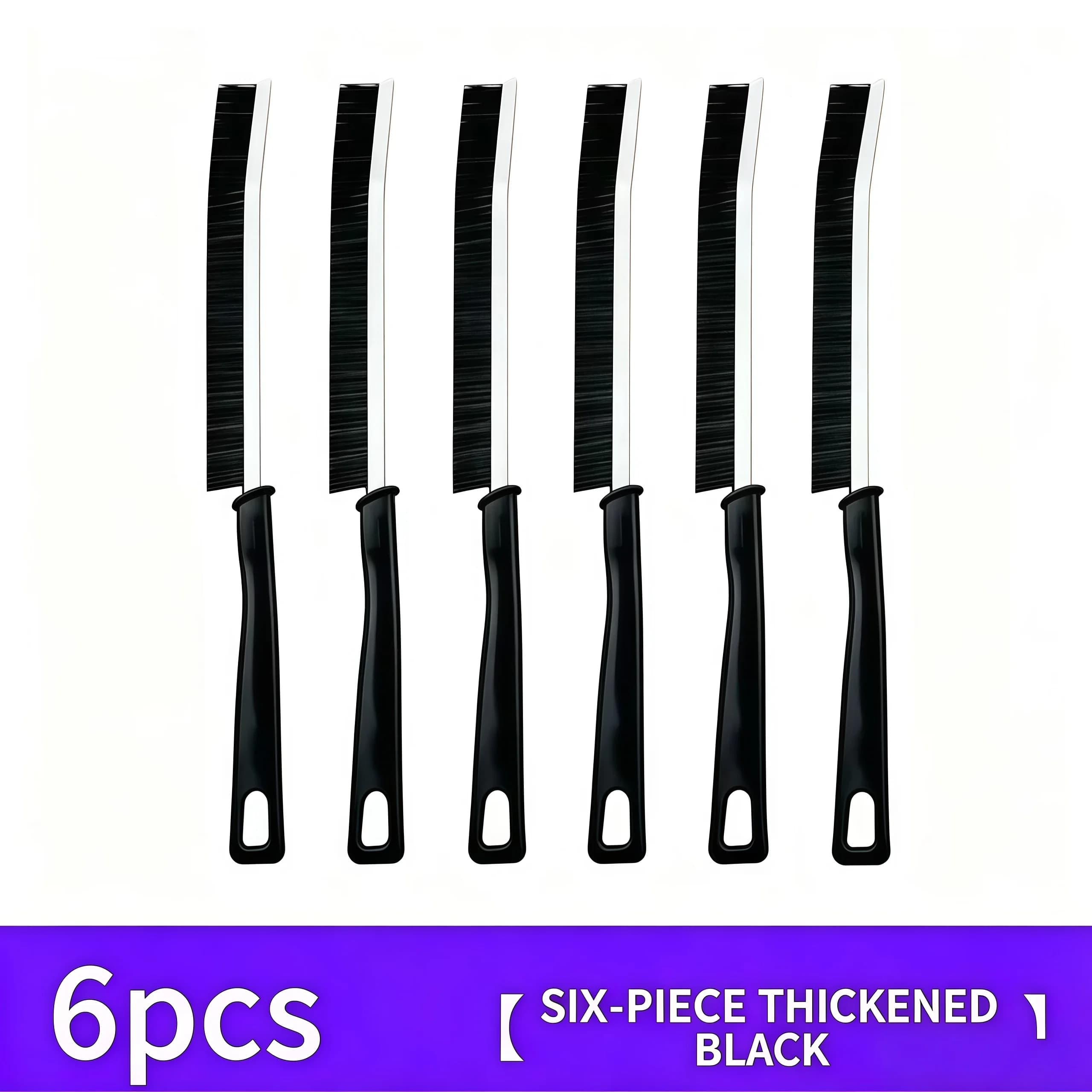 6-pack long handle cleaning brush, deep cleaning, anti odor, quick drying, stain remover toilet brush, household cleaning tool, no dead corner cleaning brush, suitable for use in the kitchen window. Shower Room. Toilet/room corner use