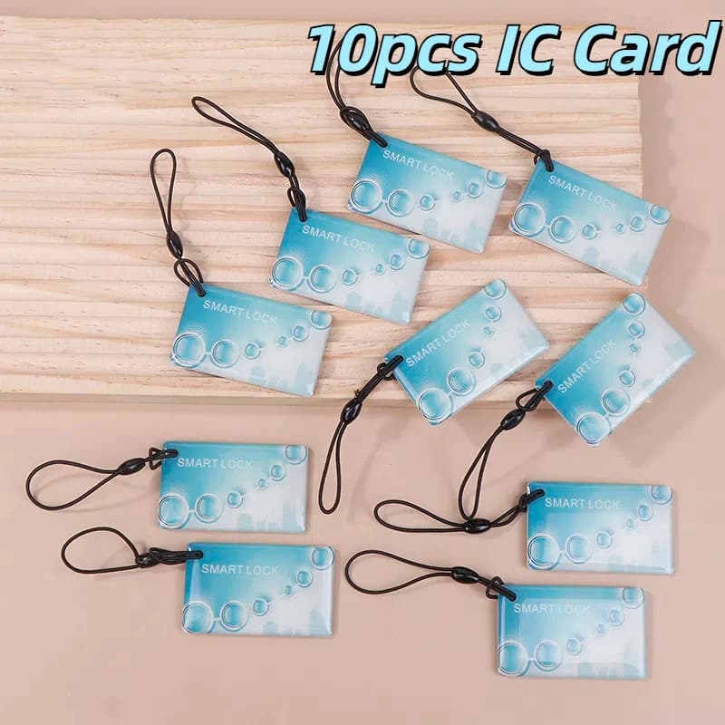 IC Card 13.56Mhz Tuya TTlock BLE Electronic Smart Door Lock Card Digital Smart Fingerprint Locks Unlock Small RFID Card