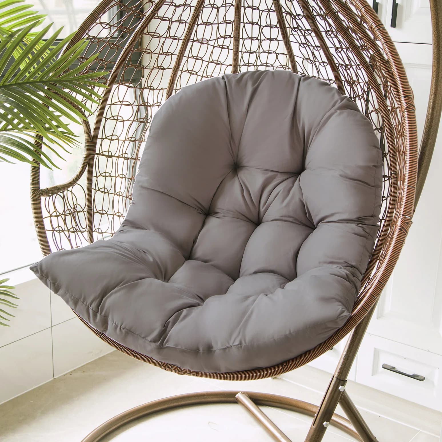 Hammock Chair Egg Cushion Garden Outdoor Swing Seat Cushion Hanging Chair Backrest Pillow Swing Cushion Hanging Mattress