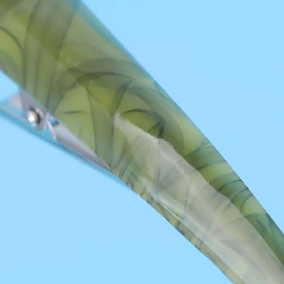 2 Pezzi Fermagli per Capelli a Becco d'Anatra in Acrilico Premium, Antiscivolo, a Forte Tensione, per Tintura Capelli, Applicazione Maschere Viso, Uso Professionale in Salone