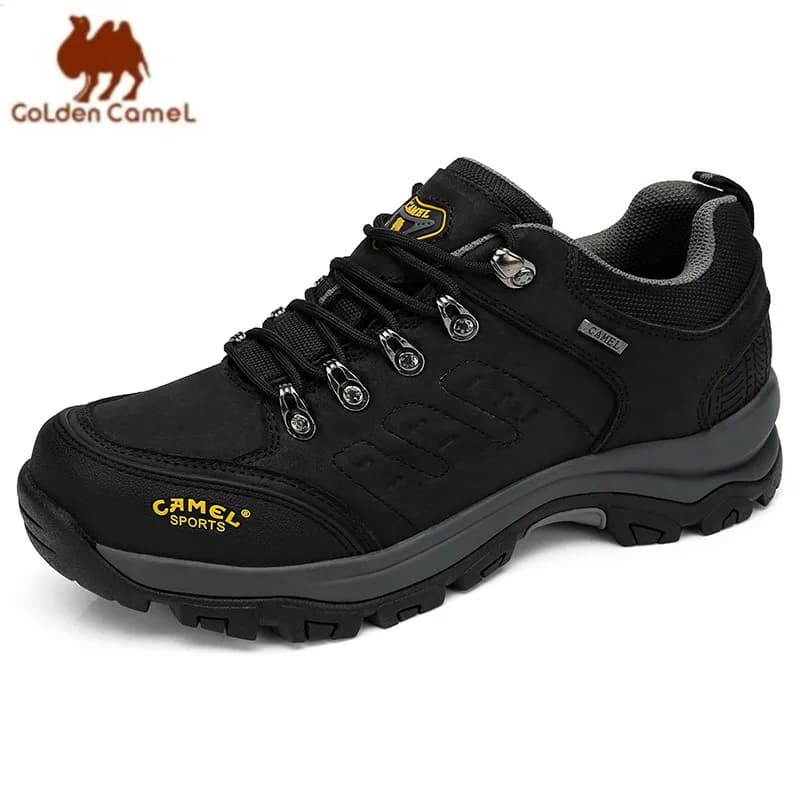 GOLDEN CAMEL Scarpe da trekking all'aperto Scarpe da trekking tattiche in pelle traspirante impermeabile per uomo Scarpe da ginnastica maschili Arrampicata 2025 Nuovo