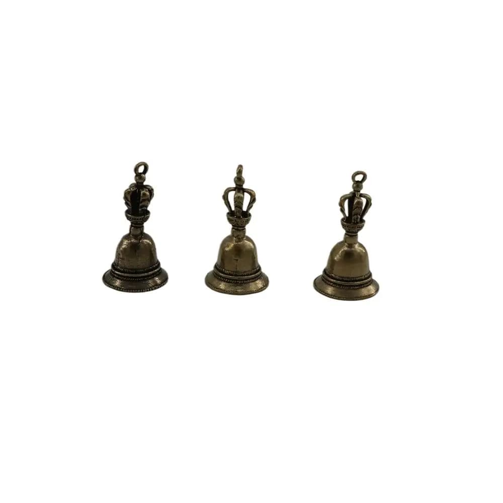 quality Solid Tibetan Bronze Home Decoration Die-casting For Decoration Brass Bell Demon Subduing Bell Car Pendant Wind Bell
