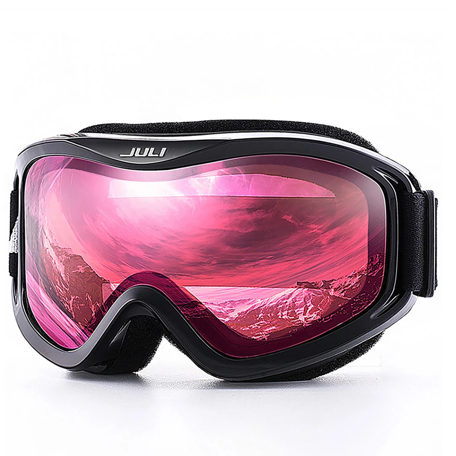Occhiali da sci Anti-appannamento Doppia lente Protezione UV400 Occhiali da sci da snowboard Uomo Donna Occhiali da neve invernali per sport BBS