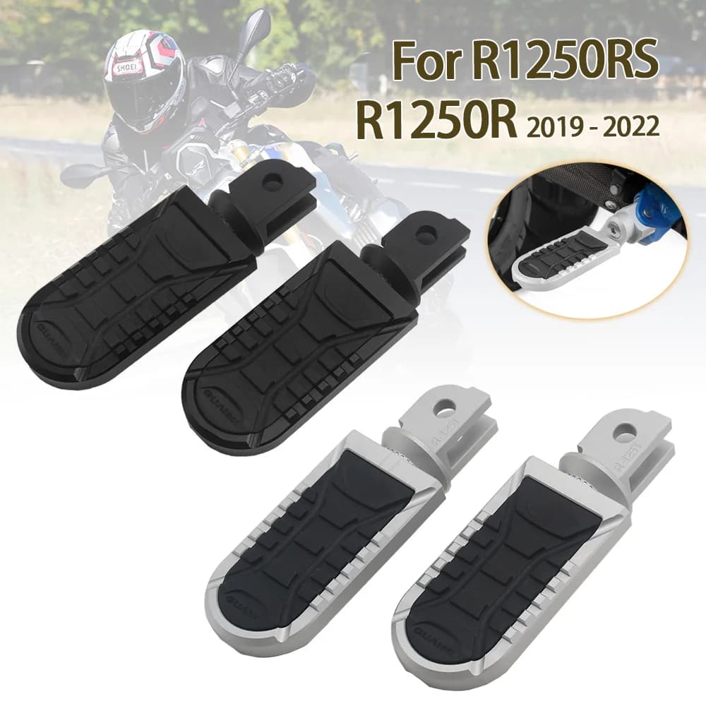 Per BMW R1250R R1250RS R 1250R R1250 RS poggiapiedi anteriore moto pedane regolabili a 360 gradi poggiapiedi girevoli