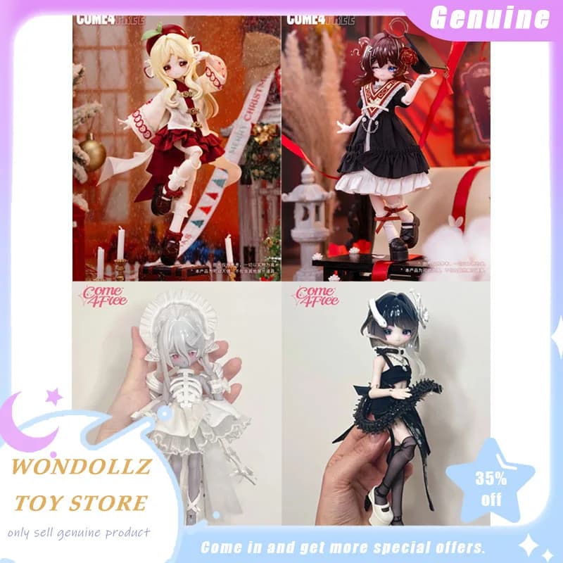 Genuino Come4free Minty V2 V3 Serie 1/8 Bjd Cieco Scatola Edizione Limitata Appeso Carta Carino Action Figure Ornamento Modello Regalo