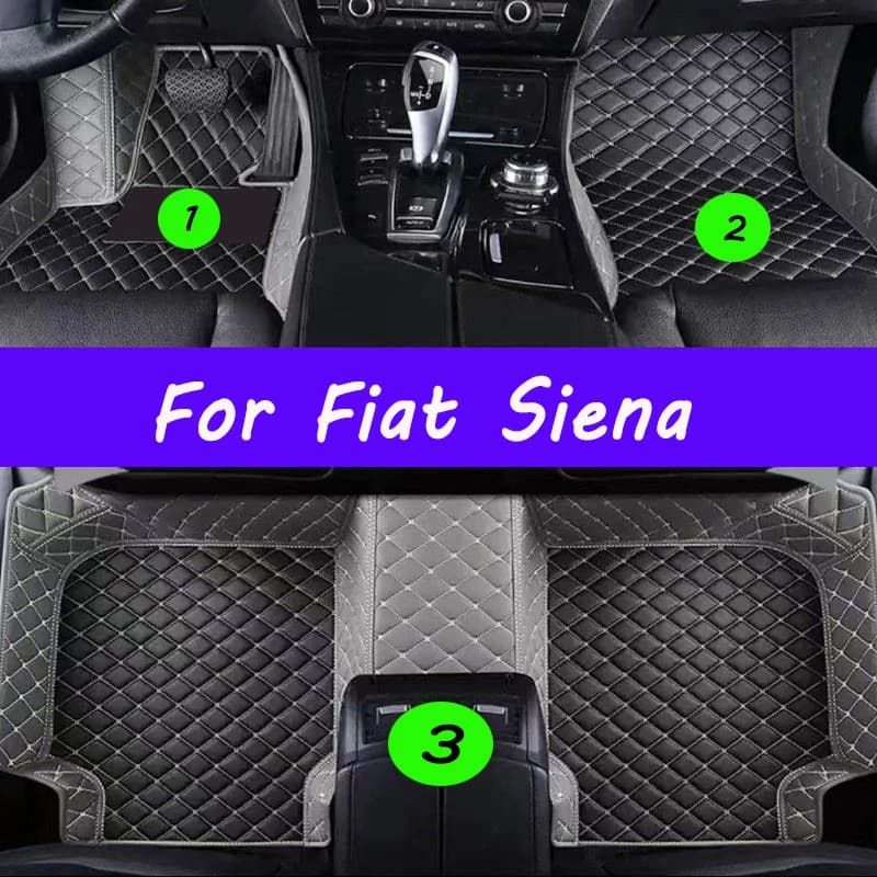 Custom Car Car Mats for Fiat Siena 2004 2005 2006 2007 2008