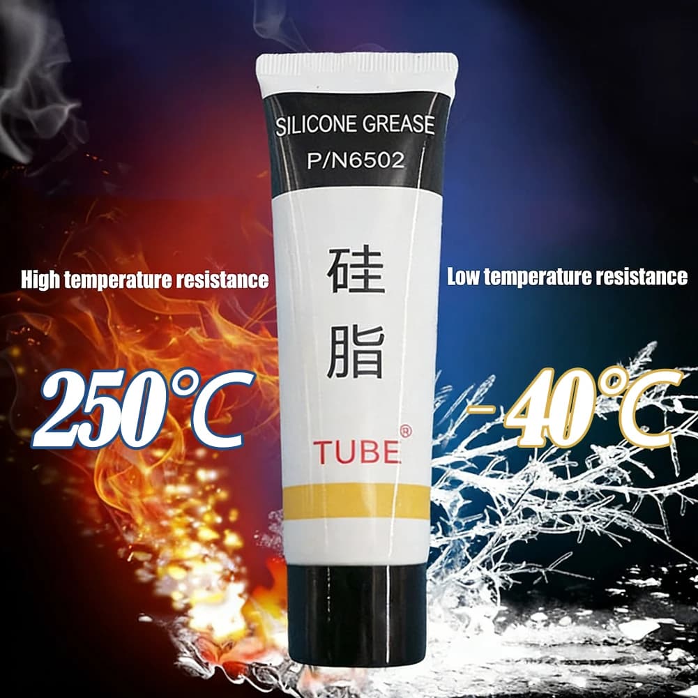50g Grasso al silicone Lubrificante Hardware per la casa Silicone per uso alimentare Grasso O Lubrificazione Lubrificante per macchina da caffè