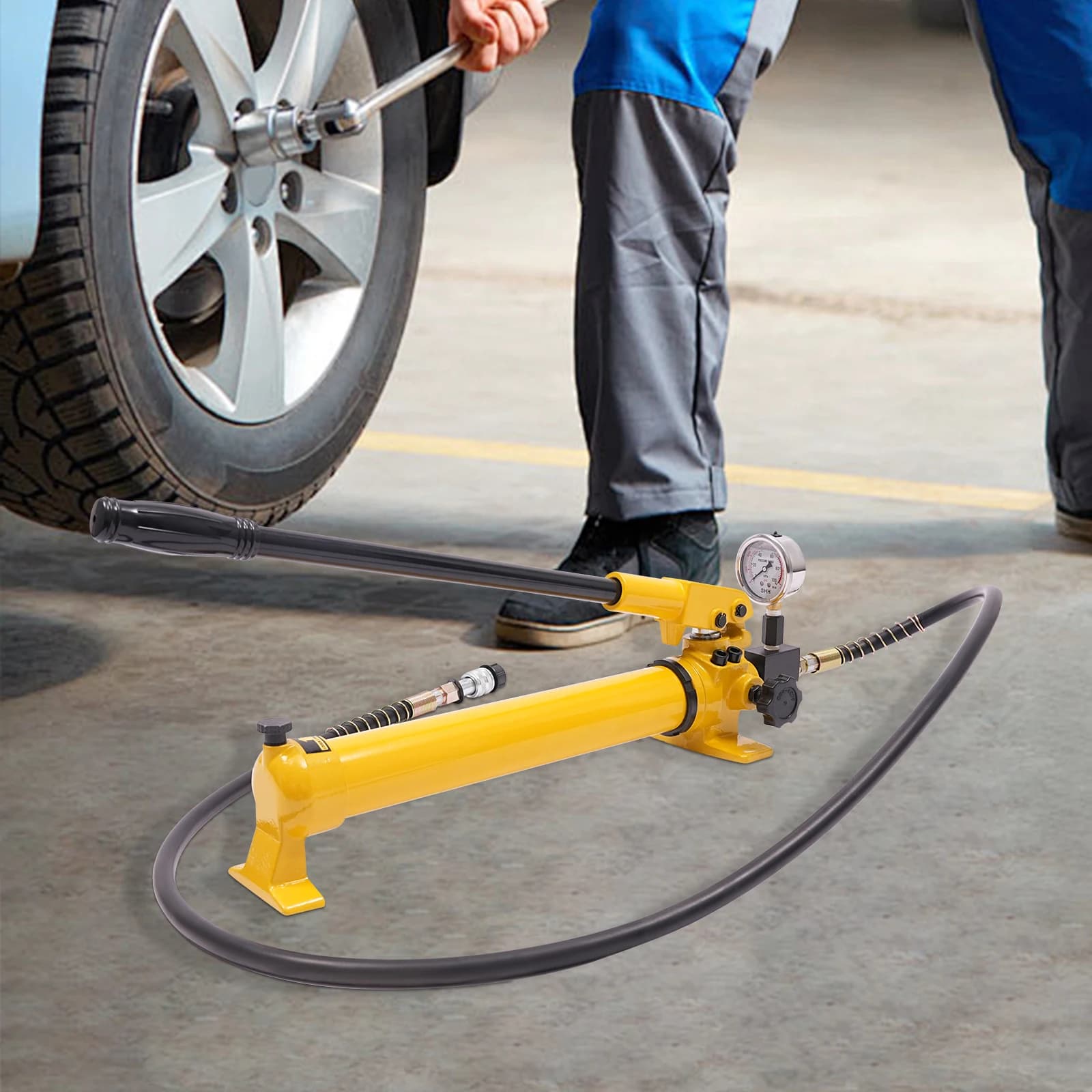 CP-700 pompa idraulica manuale con manometro pressione massima di uscita 700bar facile da usare