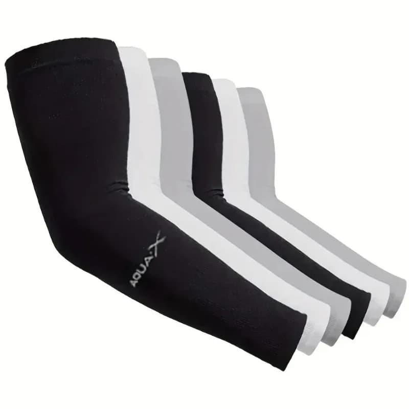 3 pairs of UV sleeves for arms – breathable protection, usable for driving, sports, hiking and outdoor summer activities