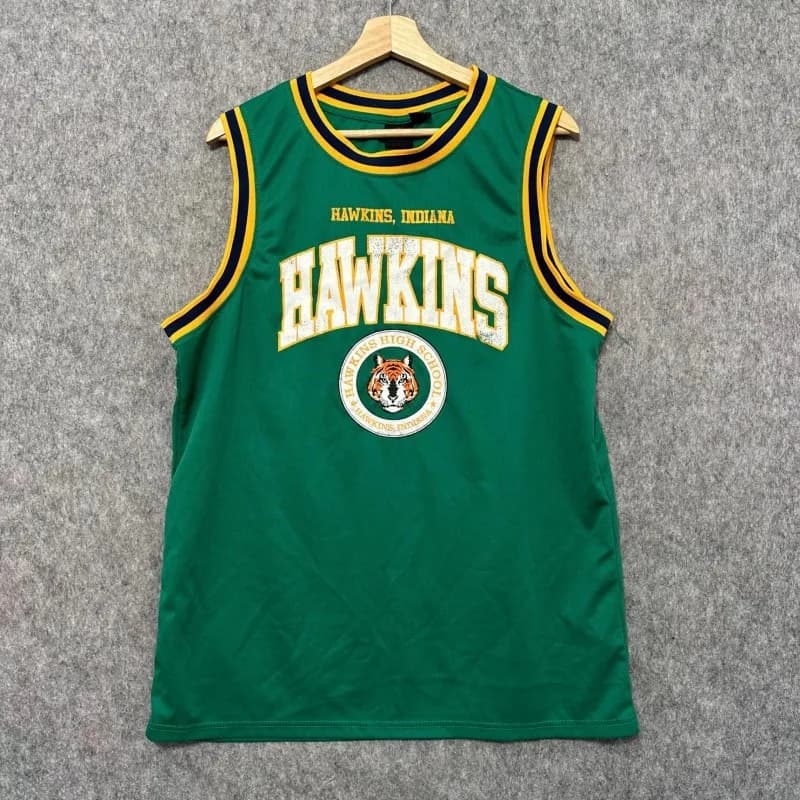 Maglietta da basket Hawkins Indiana High School, canotta da uomo alla moda Tiger