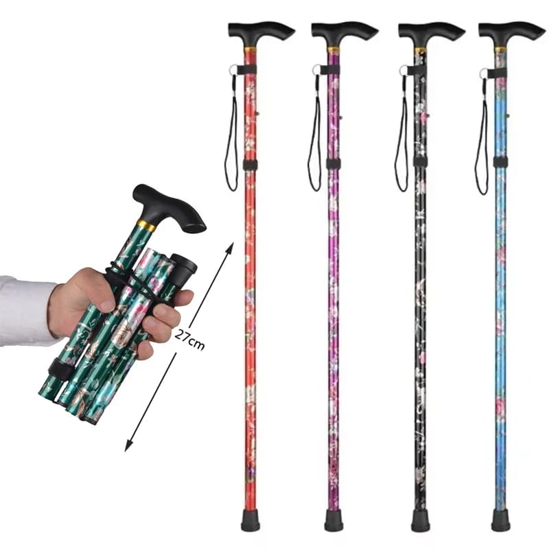 Hiking, Camping and Mountaineering, Telescopic Sticks, Folding Sticks, Unisex