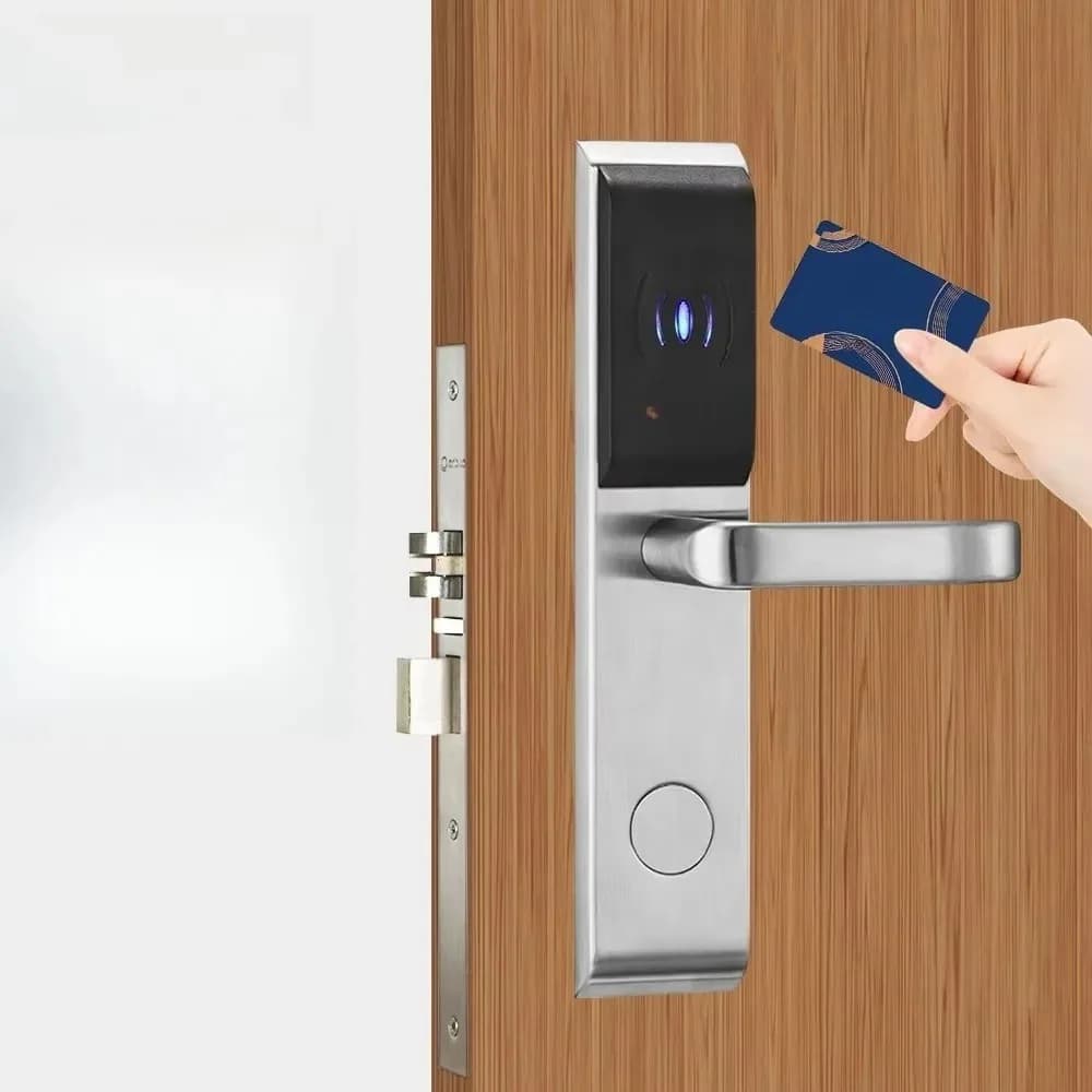 Electronic digital hotel smart key system for hotel rooms, hotel door lock with management software system