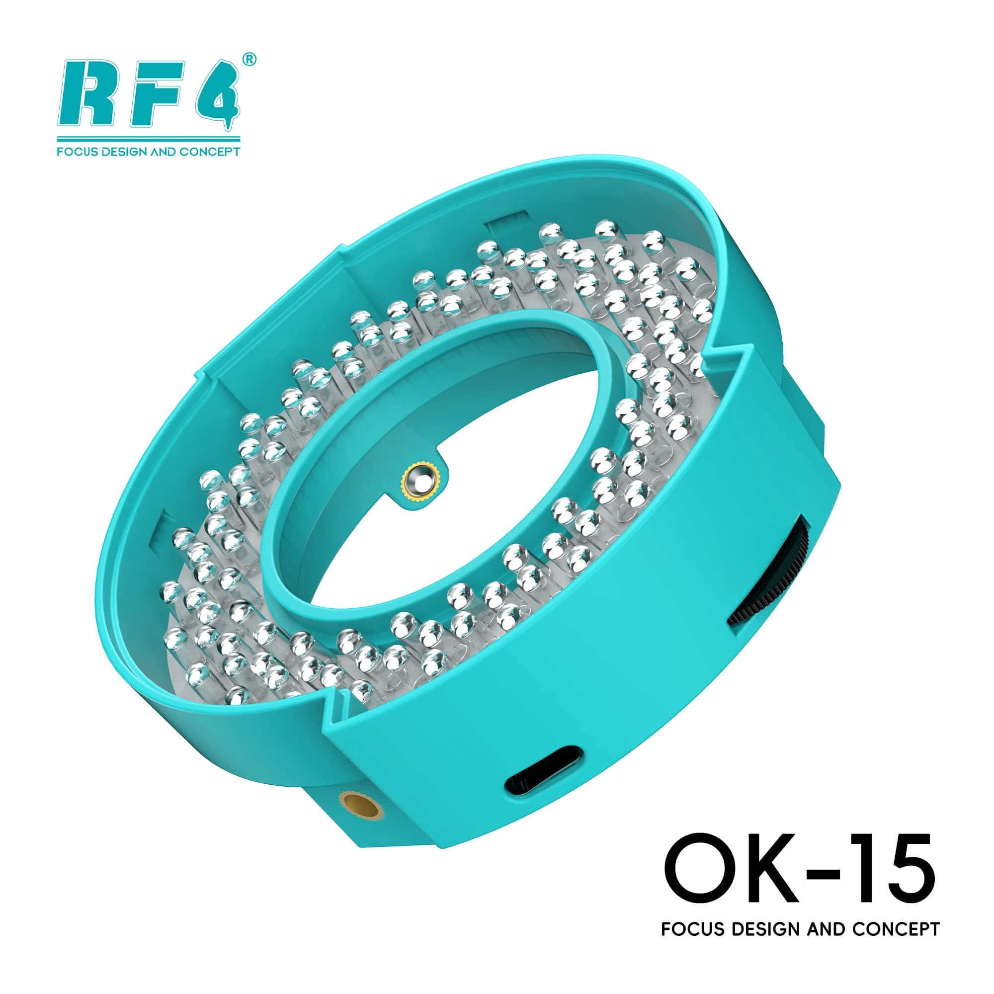 Lampada per Microscopio RF4 OK-15 - Temperatura Colore Luce Naturale 5800K - Adatta per Riparazione PCB / SMD di Telefoni Cellulari