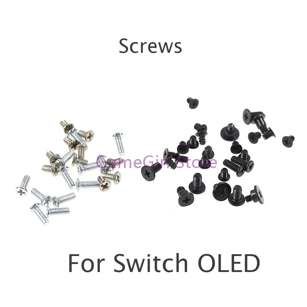 5 set di viti di ricambio per il set completo della scocca della console Nintendo Switch OLED