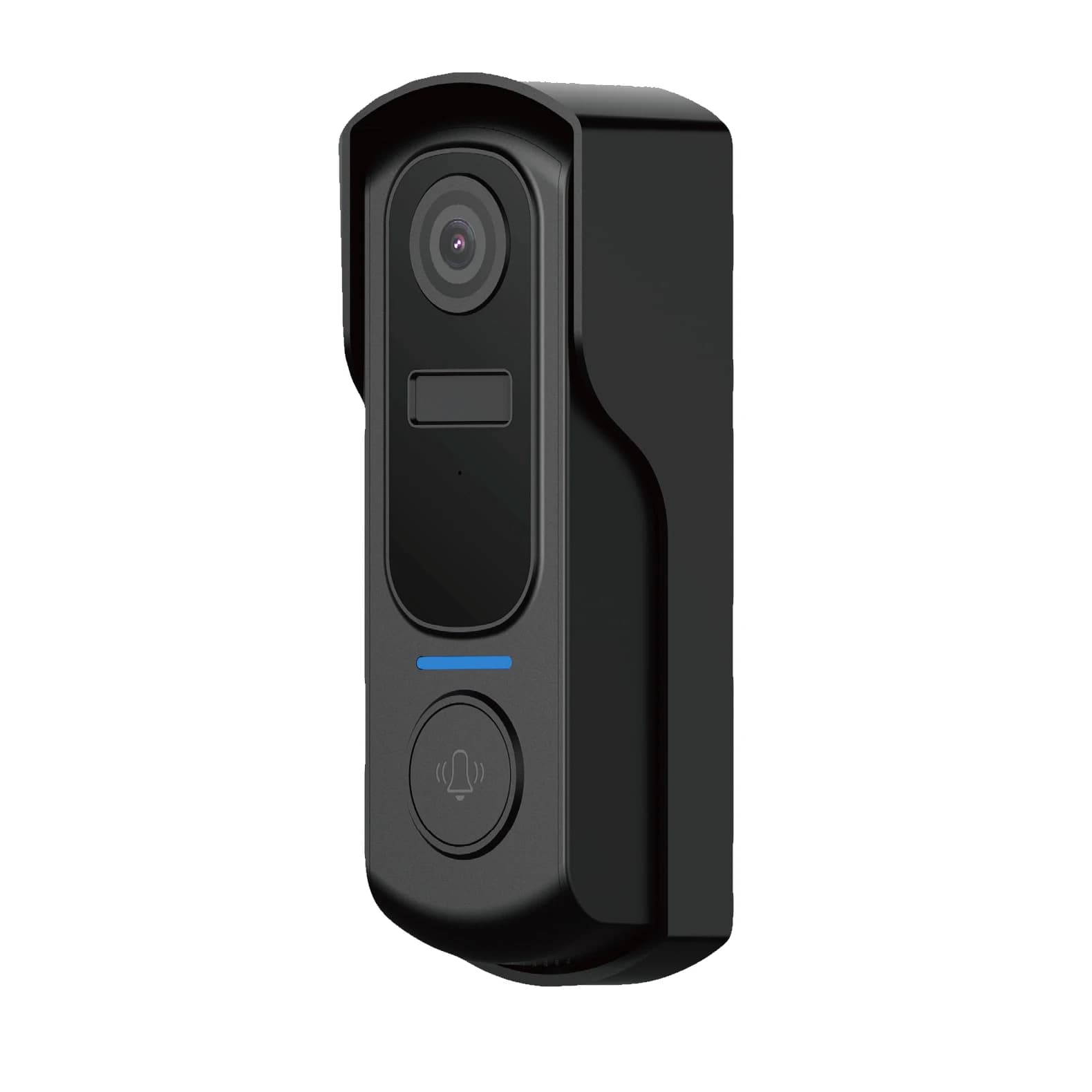 Campanello per porta di sicurezza domestica 2K Visione notturna App PIR CloudEdge Videocitofono wireless Campanello intelligente con batteria incorporata
