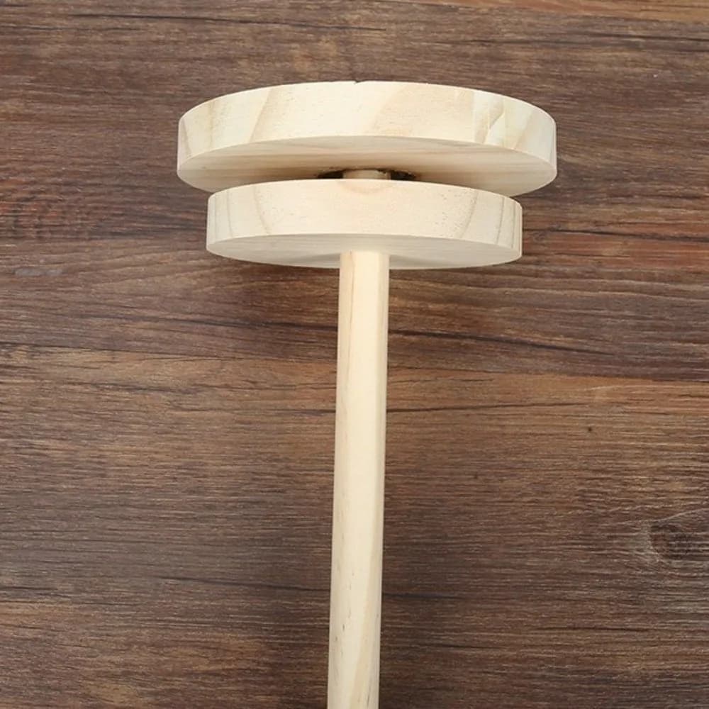 Durable Portable Yarn Rotating Tool Wooden Detachable Wool Yarn Winding Axis Frame Winding Machine Household