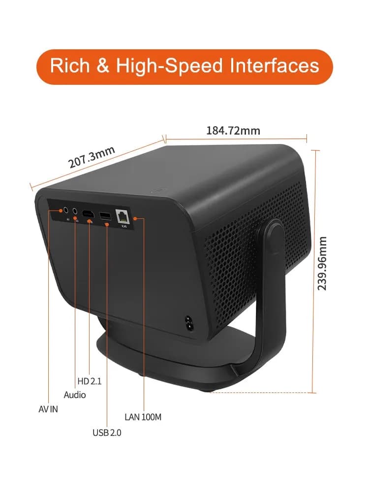 Projector Home Ultra High Definition Daytime Available Home Theater Autofocus Screen Projector