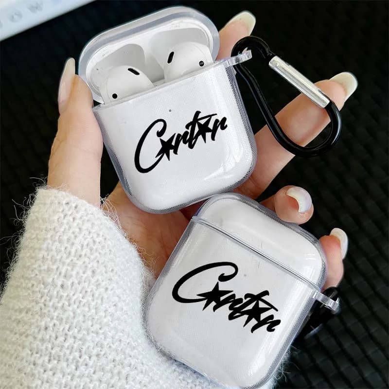 Fashionable minimalist design case with graffiti for AirPods 1/2 3 4 Pro 2 and Pro Cool headphone case Perfect gift for women and men
