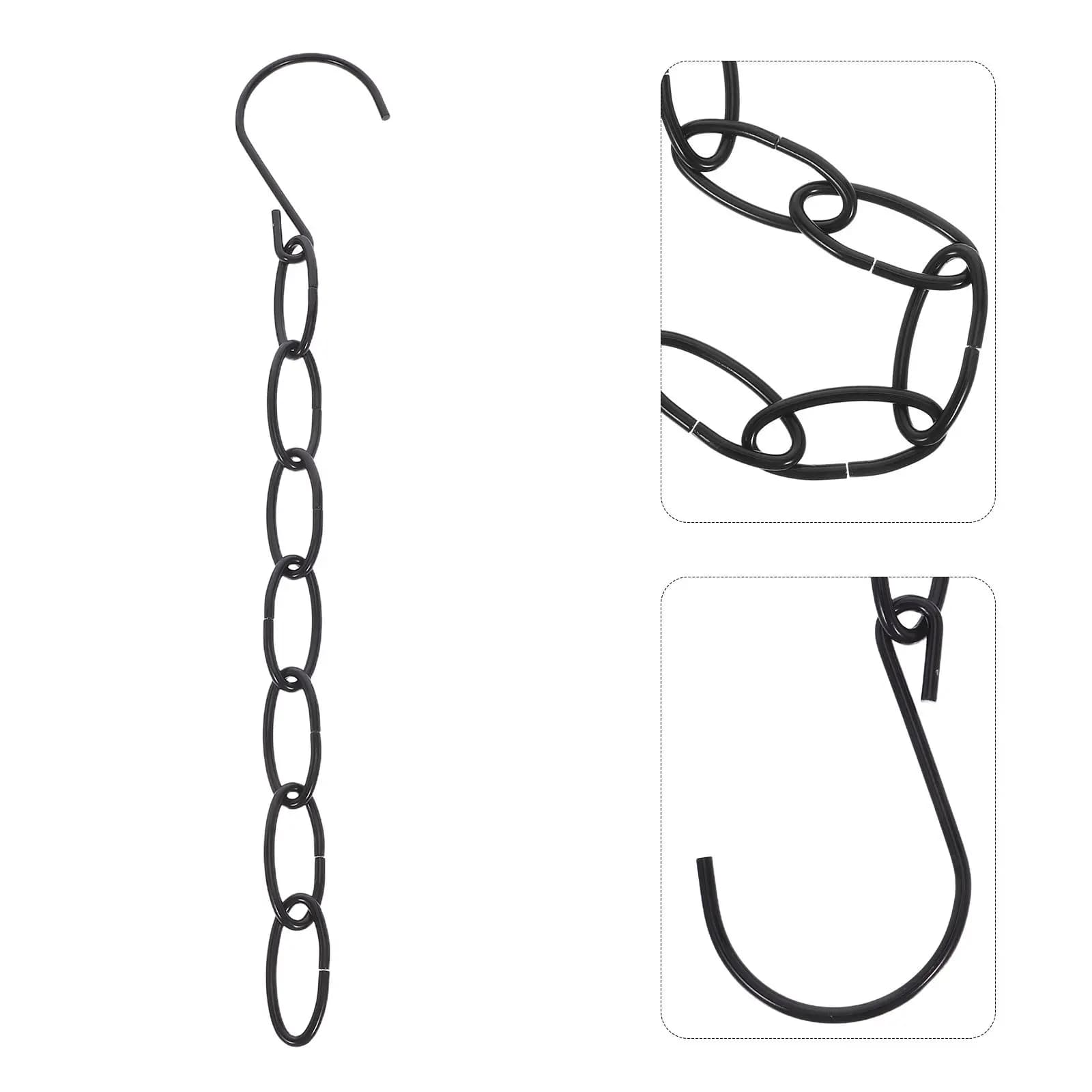 8pcs Metal Organizer Space Saving Hangers Clothes Storage Wardrobe Hanging Rail Clothes Hanging Chain Pants Hanger Closet