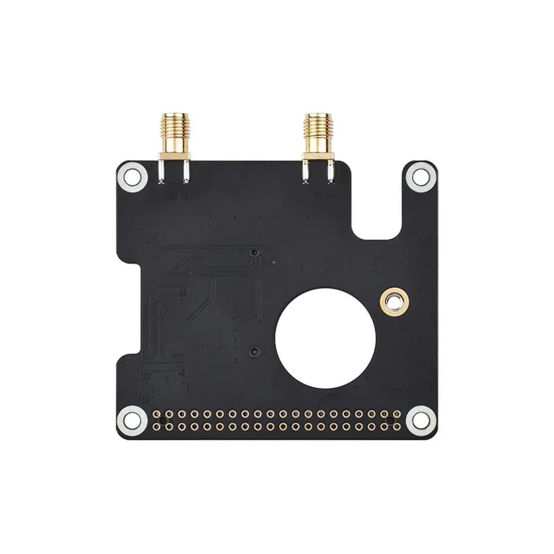 For Raspberry Pi 5 PCIe adapter card to M.2, WiFi card USB Bluetooth support compatible with heat sink