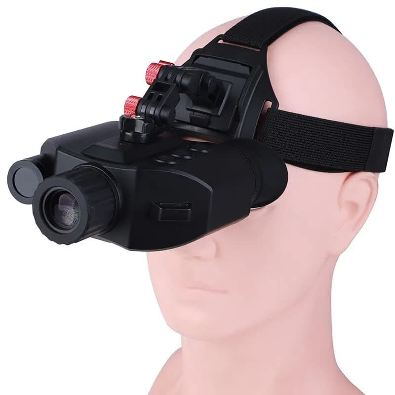 Dispositivi di caccia con telescopio monoculare digitale 4K Binocolo a infrarossi con montaggio sulla testa Cannocchiale per visione diurna e notturna