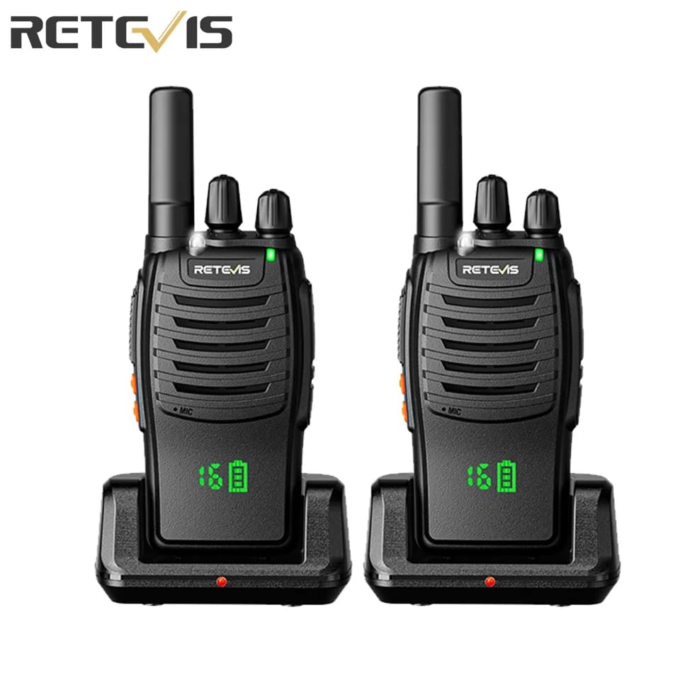 Retevis H777H Walkie Talkie Display nascosto Radio bidirezionale 1 o 2 pezzi Walkie-talkie PMRFRS Radio di comunicazione portatile per il campeggio