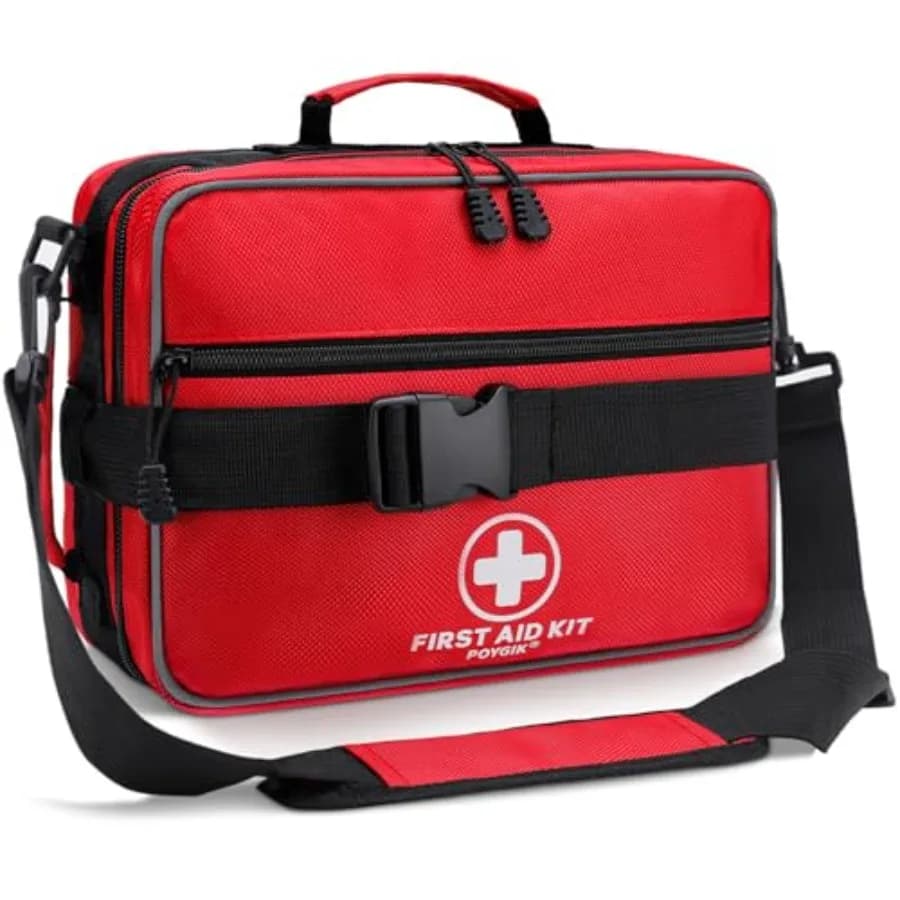Kit di Pronto Soccorso Premium da 420 Pezzi per Casa, Auto, Viaggi, Campeggio, Camion, Escursionismo, Sport, Ufficio, Veicoli e Emergenze all'Aperto
