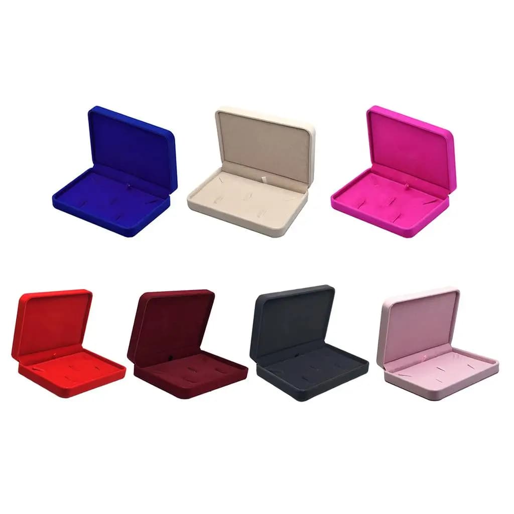 Gioielli Ringa Display Organizer Custodia Vassoio Orecchino Collana Velluto