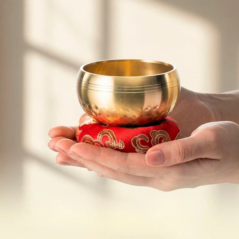 Mini Singing Bowl 3 Inch Handmade Nepalese Singing Bowl Sound Healing Copper Bowls Meditation Percussion Musical Instruments