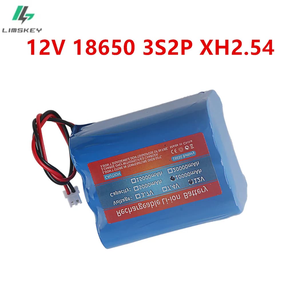 12V 18650 6000mAh 10000mAh lithium-ion Battery pack 12.6 V 11.1V Rechargeable 18650 Battery For Monitor CCTV Camera Battery