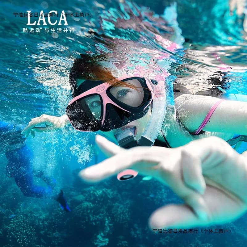 Glasses Swimmer Anti-choking Snorkeling Sanbao Diving Mask Diving Goggles Nose Protection German Set Anti-fog Breathing Free Shi