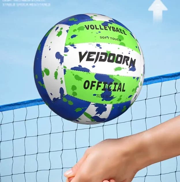 High Bounce Durable Volleyball - Official Size PVC Competition Training Shockproof Match Ball
