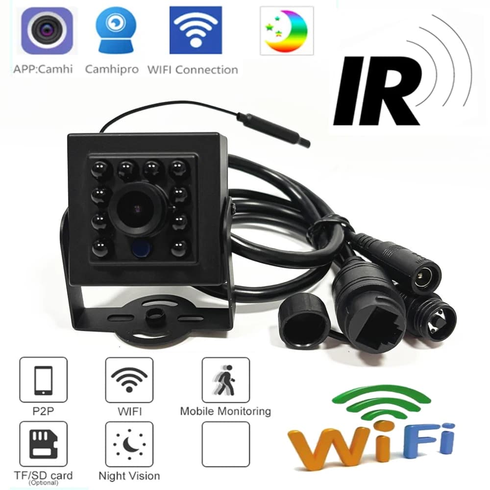 Bird House 5MP 1080P Mini Camera IMX307 IMX335 WiFi Security Camera with 940nm Night Vision Support-Ideal for Pet,Baby,and Nanny
