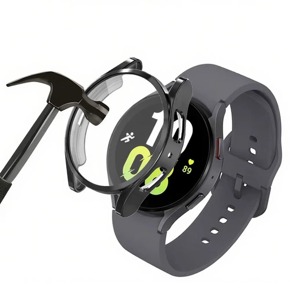 Custodia in silicone TPU per Samsung Galaxy Watch 7/6/5/4 40mm 44mm Protezione schermo a copertura totale Paraurti per Watch7 44mm 40mm Cover Shell