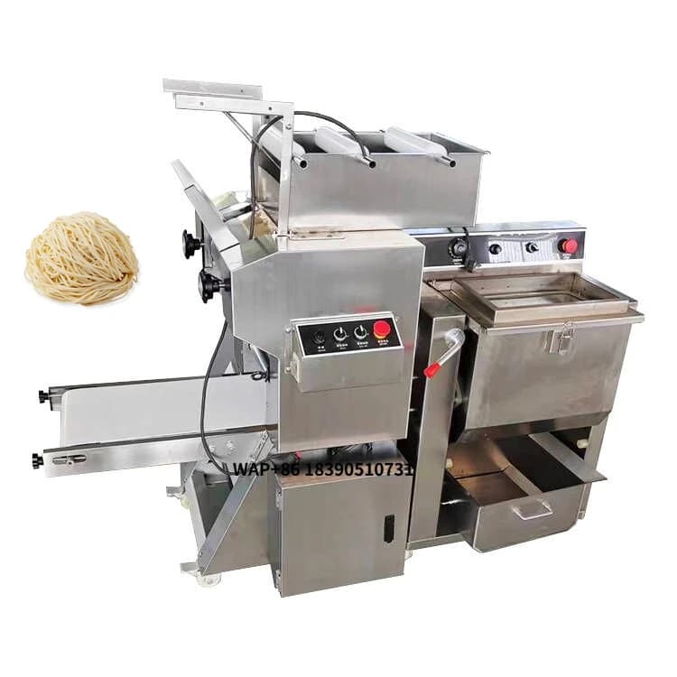 Macchina Automatica per Noodles Freschi, Pressa per Pasta con Impastatrice Integrata