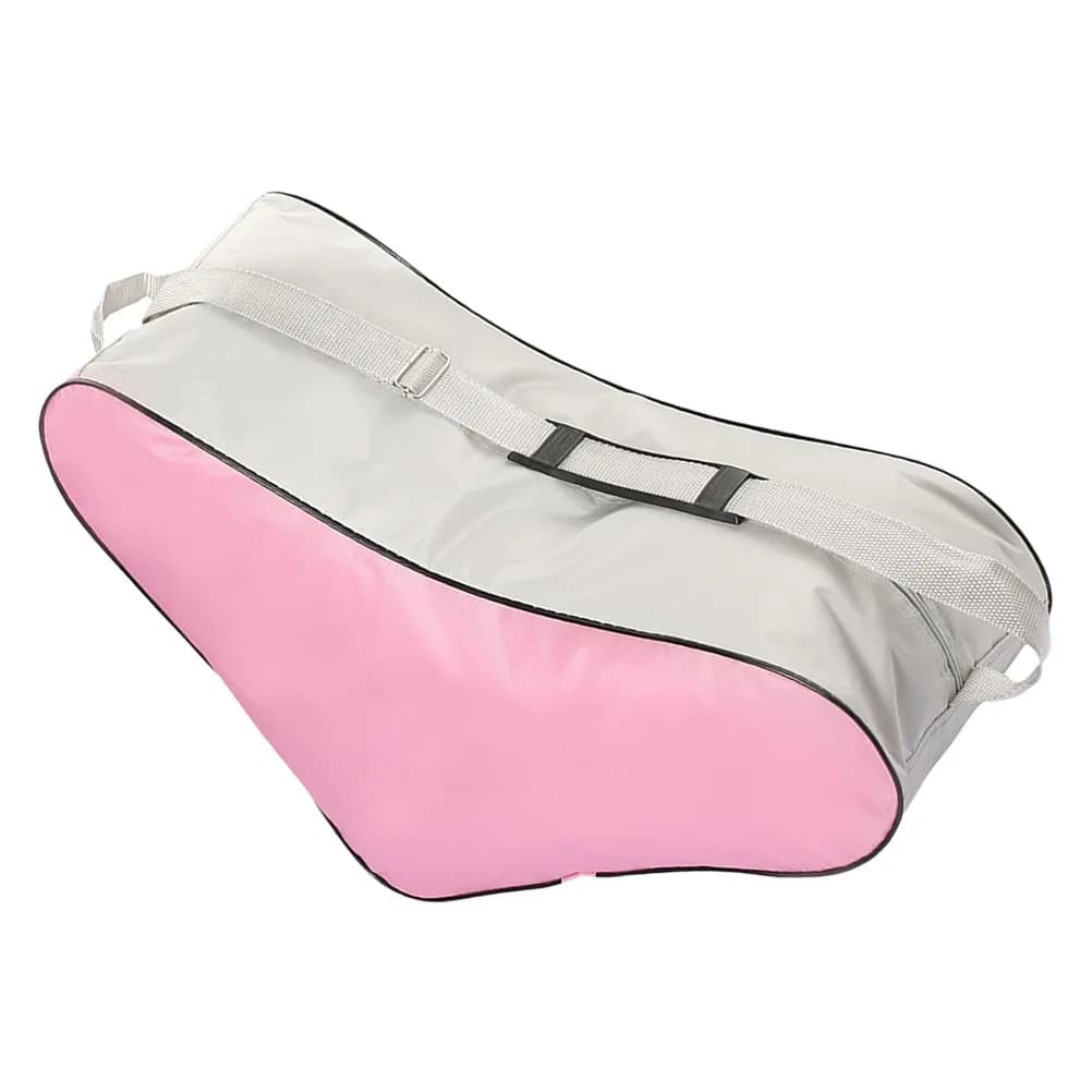 Roller Skate Pouch Premium Triangular Shape Stylish Sporty Skate Tote Bag for Ice Inline Quad Skates Gym Workout Travel Gear