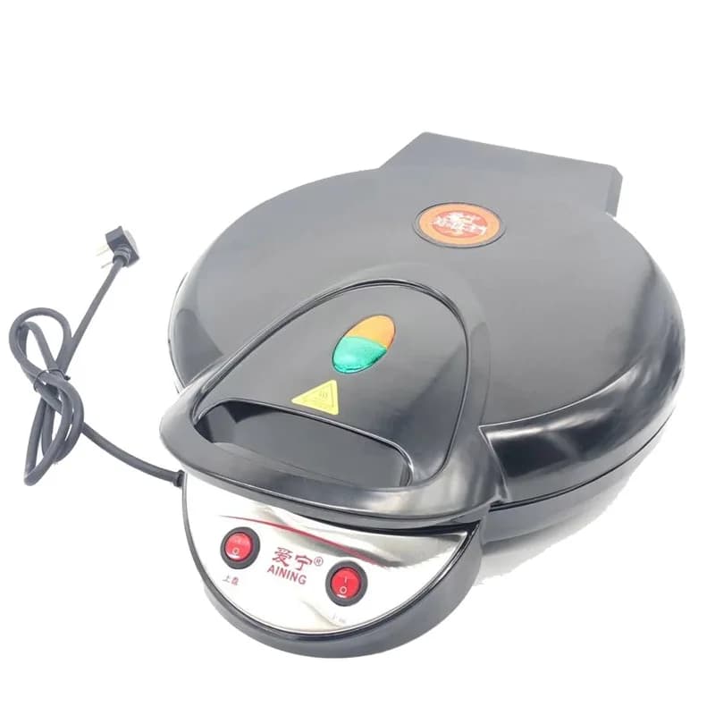 Teglia elettrica 35 cm Piastra per uso domestico Macchina per torte Macchina per pizza Macchina per fare pancake