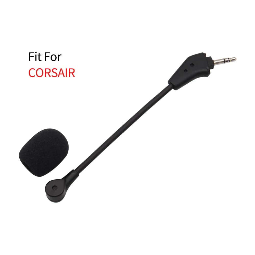 NEW 3.5 mm spare headphone microphone for Corsair HS50 Pro HS60 HS70 SE Intercom Microphone Swan neck