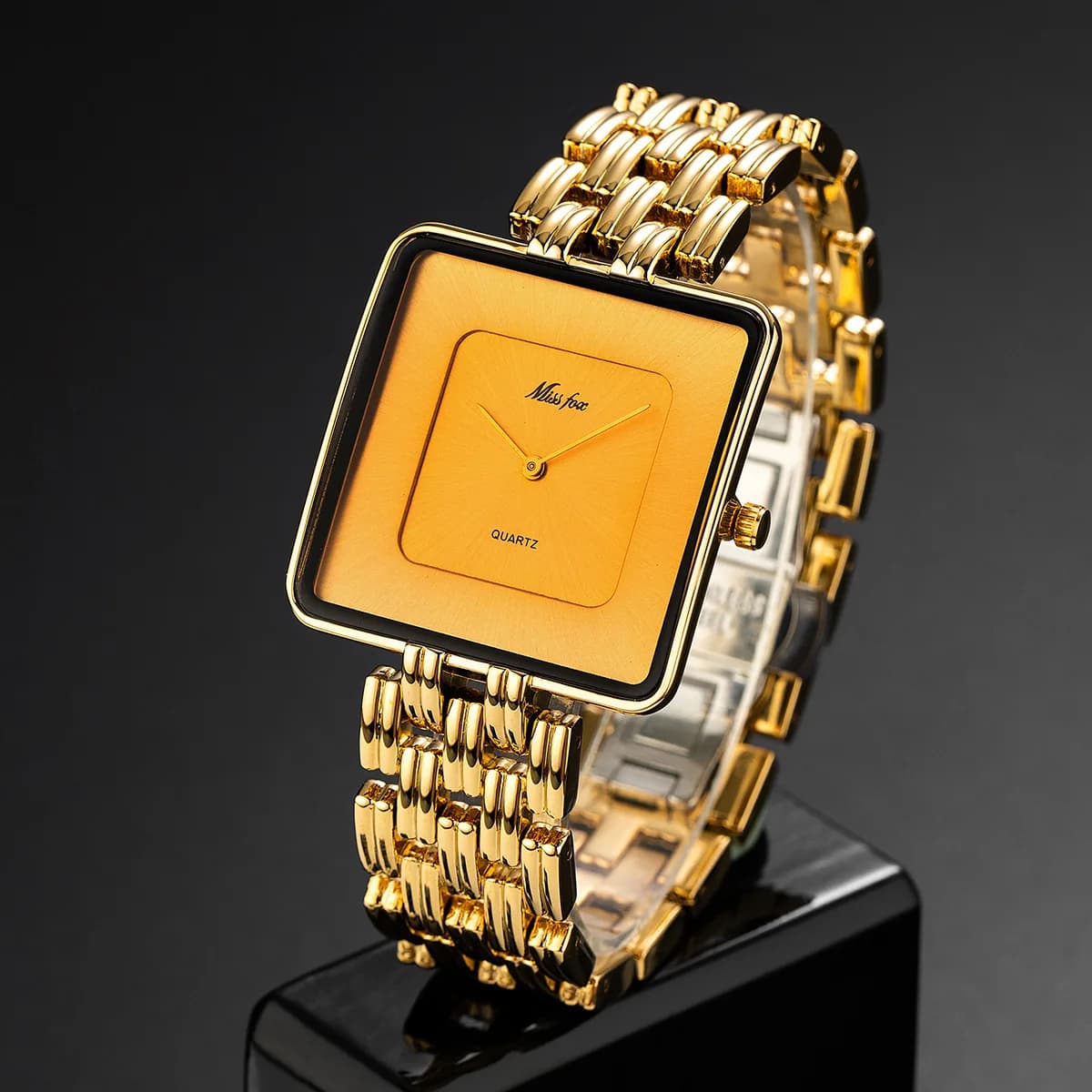 UTHAI Men's Watch Middle Eastern Luxury Brand Business High End Gold Square Waterproof Male Fashion Simple Quartz Clock Watches