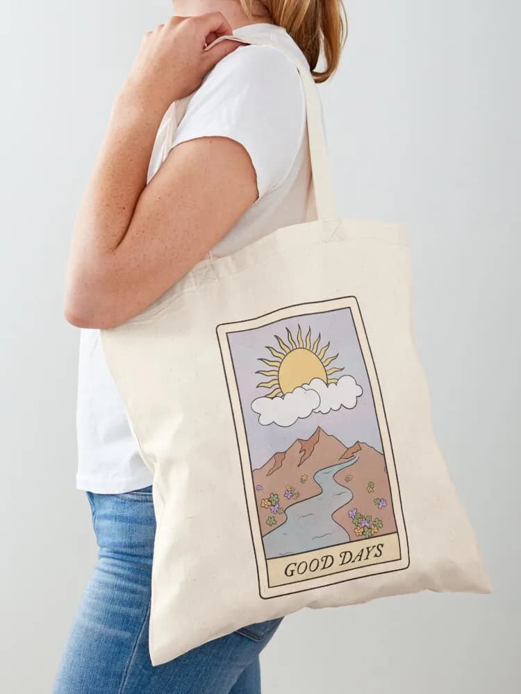 Good Days Sza Tarot Card Borsa tote di lusso da donna Borsa tote personalizzabile Borse riutilizzabili Borse per la spesa