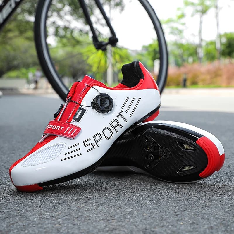 Nuove scarpe da ciclismo per uomo e donna, scarpe sportive da esterno, scarpe da ciclismo su strada di montagna antiscivolo per coppia