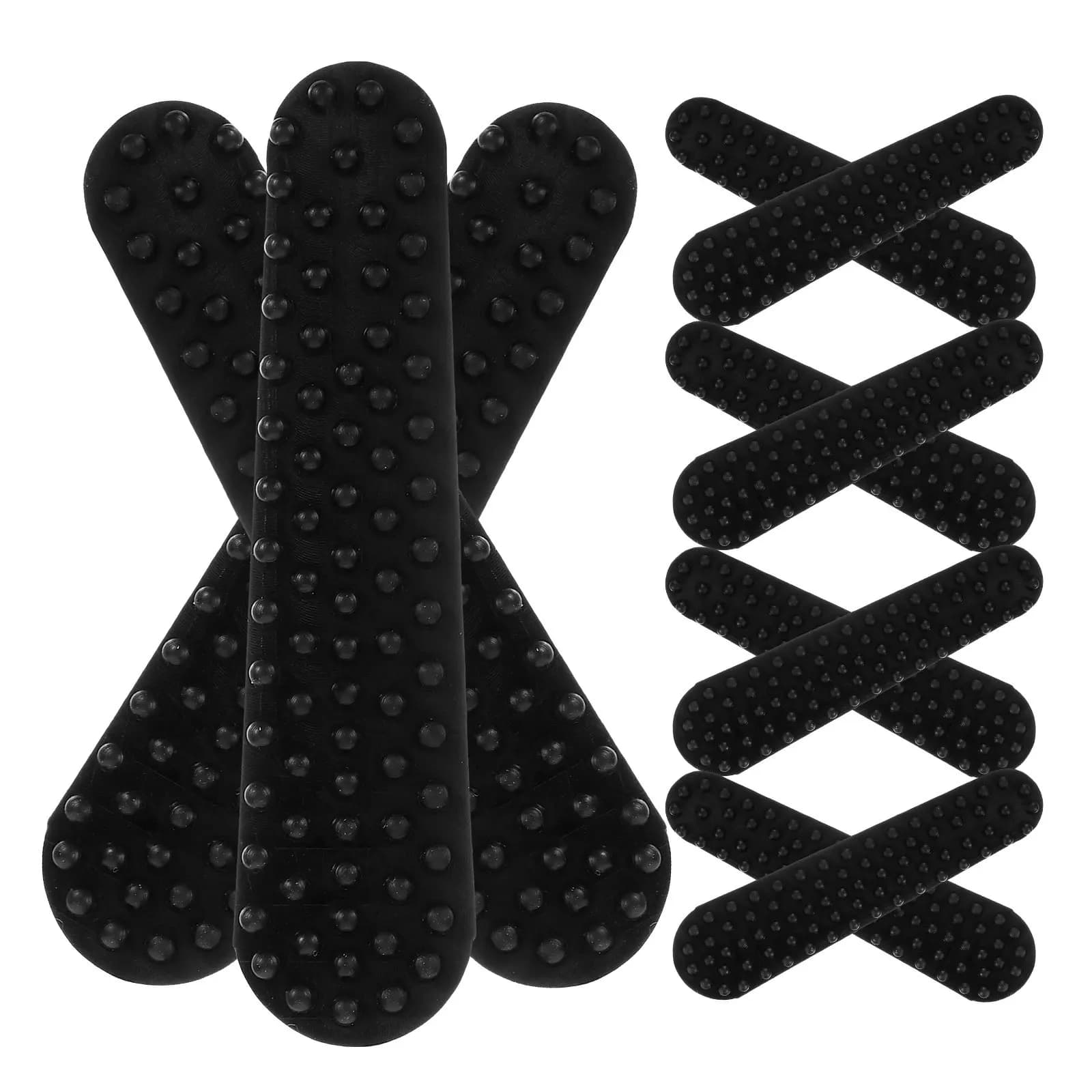 100 Pieces of Strips Wall decal Silicone Anti-slip for Clothes rack, for Wood, Plastic and Metal Clothes Hanger, Armadio Organization